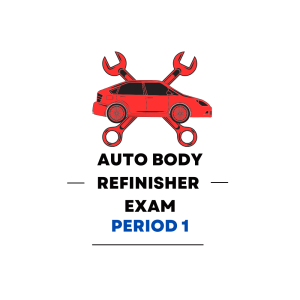 Auto Body Refinisher First Period Practice Exam - Product Image