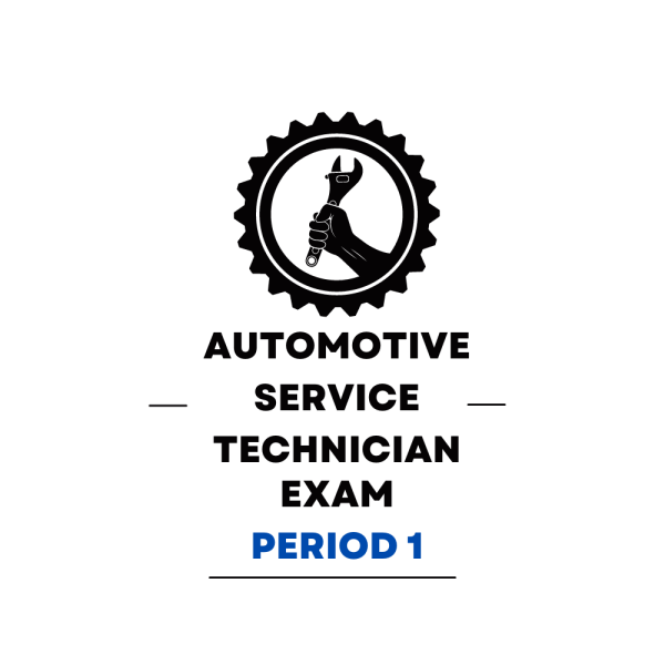 Automotive Service Technician First Period Practice Exam - Product Image