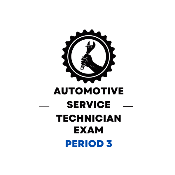 Automotive Service Technician Third Period Practice Exam - Product Image