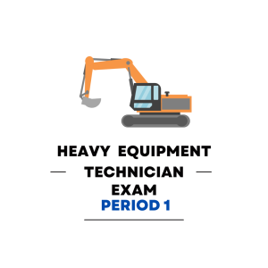 Heavy Equipment Technician First Period Practice Exam - Product Image