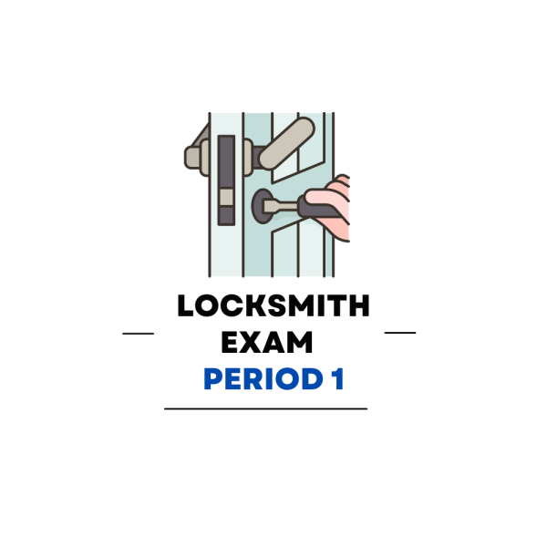 Locksmith First Period Practice Exam - Product Image