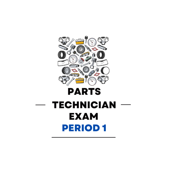 Parts Technician First Period Practice Exam - Product Image