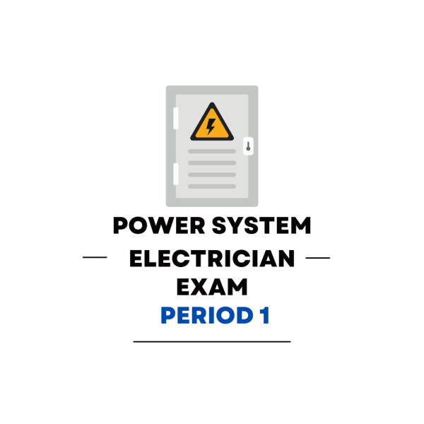 Power System Electrician First Period Practice Exam - Product Image