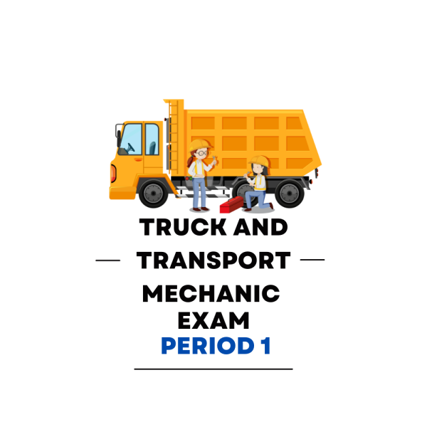 Truck and Transport Mechanic First Period Practice Exam - Product Image