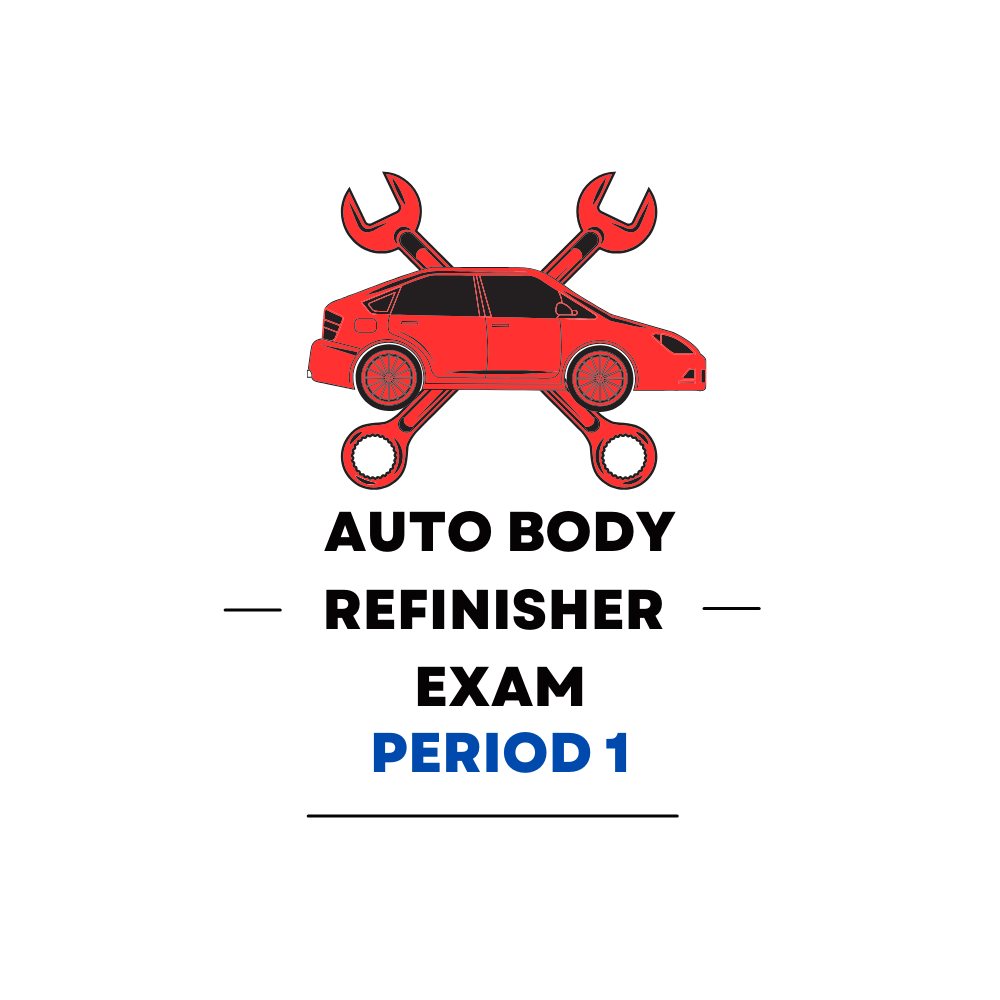 Auto Body Refinisher First Period Practice Exam - Overview Page Image